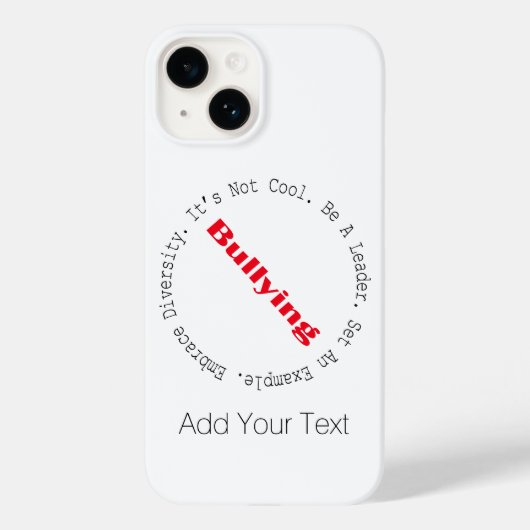 Stop met pesten door Shirley Taylor Case-Mate iPhone Case (Achterkant)
