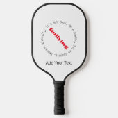 Stop met pesten door Shirley Taylor Pickleball Paddle (Voorkant)