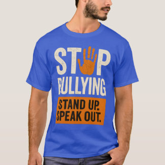 STOP MET PESTEN - STA OP. SPREEK JE UIT. T-SHIRT