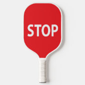 Stop met Pickleball Paddle (Voorkant)