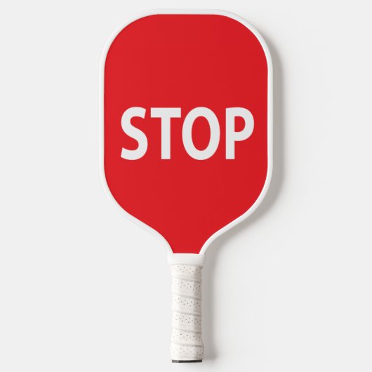 Stop met Pickleball Paddle (Voorkant)