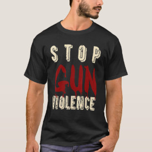 Stop met Pistool genoeg geen stilte meer T-shirt