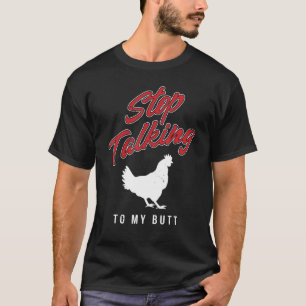 Stop met praten met m'n snotneus Vintage. T-shirt