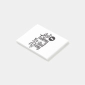 Stop met praten post-it® notes (Schuin)