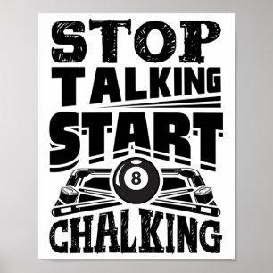 Stop met praten Startbrekeraar Poster