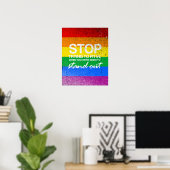 STOP MET PROBEREN OM IN TE PASSEN POSTER (Thuiskantoor)