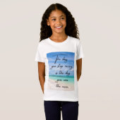 Stop met racen, begin met winnen: wijsheid t-shirt (Voorkant volledig)