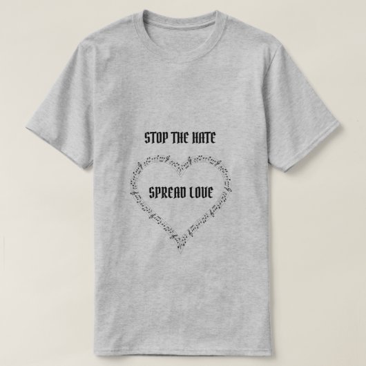 Stop met racisme T-Shirt (Design voorkant)