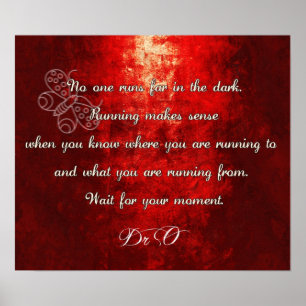 Stop met rennen! poster