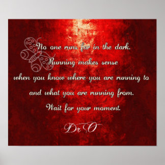 Stop met rennen! poster