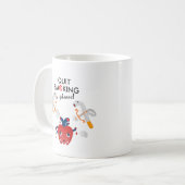 Stop met roken alsjeblieft koffiemok (Voorkant links)