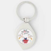 Stop met roken alsjeblieft sleutelhanger (Voorkant)