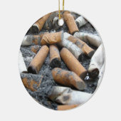 Stop met roken! Ashtray Keramisch Ornament (Links)