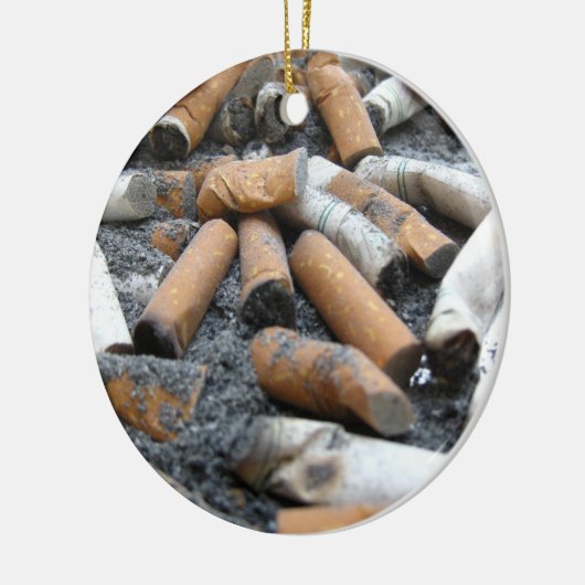 Stop met roken! Ashtray Keramisch Ornament (Links)