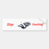 Stop met roken! bumpersticker (Voorkant)
