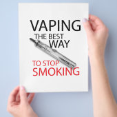 Stop met roken flyer (Hand)