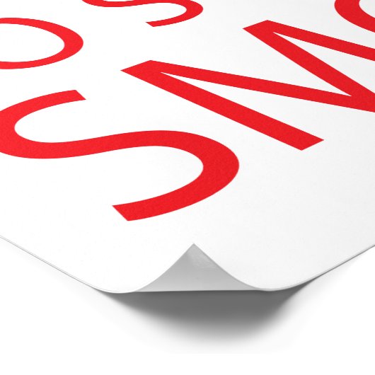 Stop met roken poster (Hoek)