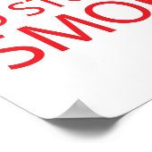 Stop met roken poster (Hoek)