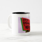Stop met roken van de Hope-ium Mok (Voorkant links)