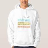 Stop met schattig grappig citaat te staren hoodie (Voorkant)