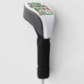 Stop met staren naar mijn Balls Dirty Christmas Hu Golfheadcover (Schuin)