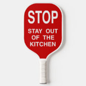 Stop met uit het keukenbord te blijven pickleball paddle (Voorkant)