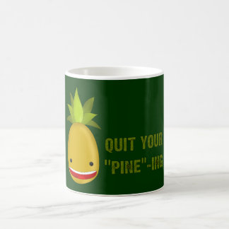 Stop met uw "pine" - Mok van Kawaii Pineapple