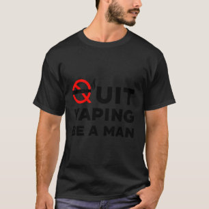 Stop met vapen, wees een Man T-shirt