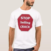 Stop met verkopen Crack T-shirt (Voorkant)