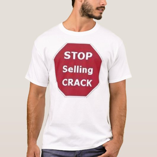 Stop met verkopen Crack T-shirt (Voorkant)