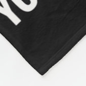 Stop met vragen waarom ik een gat ben fleece deken (Hoek)