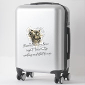 Stop met wachten & begin met doen sticker (Koffer)