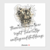 Stop met wachten en begin met doen sticker (Vel)