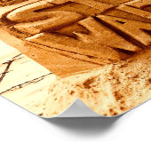 Stop met wachten, Zand Castle Beach, Motivatie Poster (Hoek)