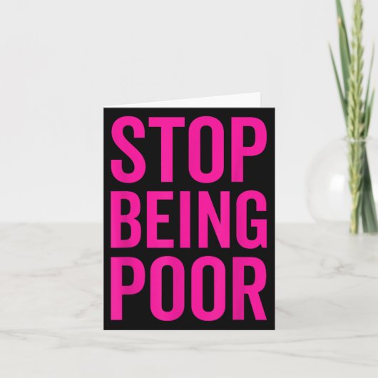 Stop met zijn of kaart (Voorkant)