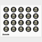 Stop met zwerfvuil Natuur Protection Environmental Ronde Sticker (Vel)