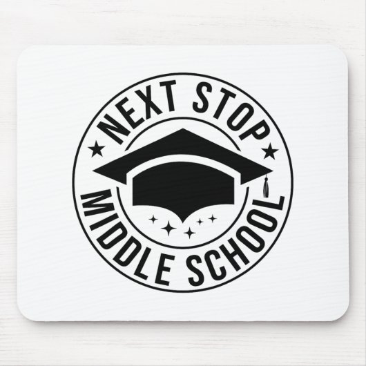 Stop middelbare school basisschool Afstuderen Ki Muismat (Voorkant)