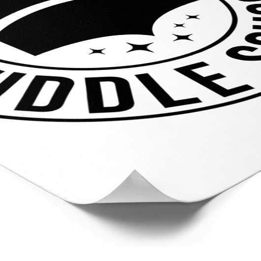 Stop middelbare school basisschool Afstuderen Ki Poster (Hoek)