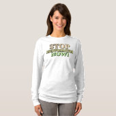"STOP MISINFORMATIE" Cute Design. Bestel nu T-shirt (Voorkant volledig)