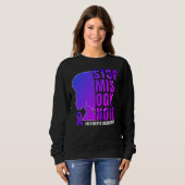 STOP MISOGYNOIR Domestic Violence Awareness  Sweat Trui (Voorkant volledig)
