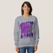 STOP MISOGYNOIR Huiselijk Geweld Bewustzijn Trui (Voorkant volledig)