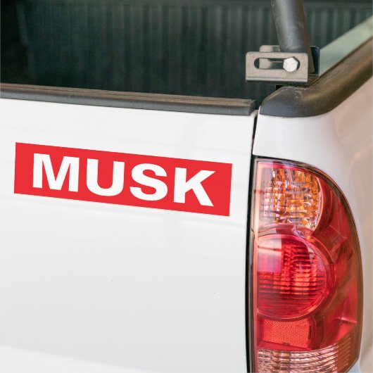 STOP MUSK BUMPERSTICKER (Op Truck)