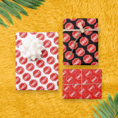 STOP: NAAM / WOORD AANPASSEN Grappige unieke nieuw Inpakpapier Vel