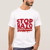STOP NAVO, das Leben ist wertvoll T-shirt (Voorkant)