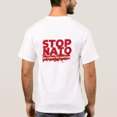 STOP NAVO, das Leben ist wertvoll T-shirt (Achterkant)