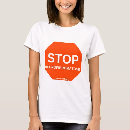 STOP neurofibromatose T-shirt (Voorkant)