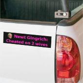 Stop Newt Gingrich! Bumpersticker (Op Truck)