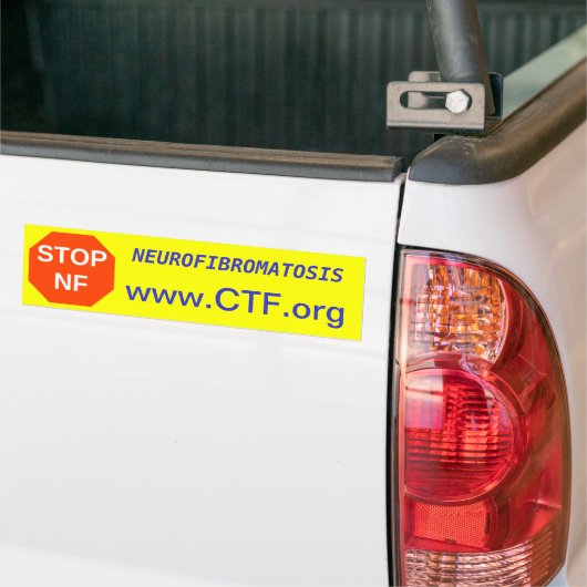 STOP NF, www.CTF.org, NEUROFIBROMATOSIS Bumpersticker (Op Truck)