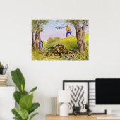 Stop niagging poster (Thuiskantoor)