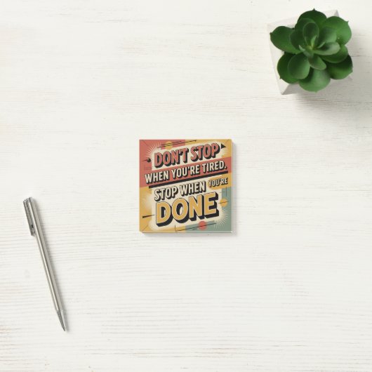 Stop Niet Als Je Moe Bent Post-it® Notes (Kantoor)